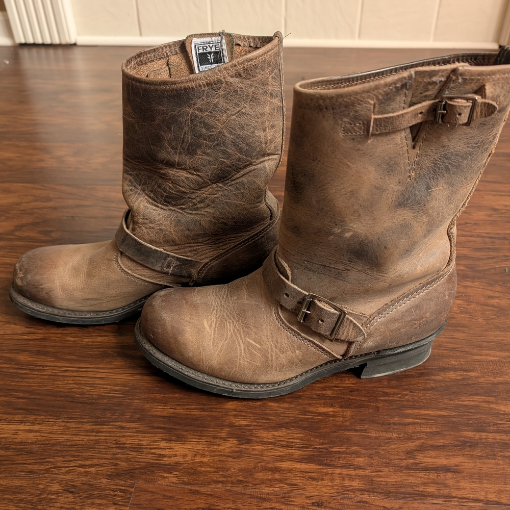 Frye Brown Leather Boots